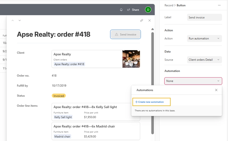 Airtable Automations