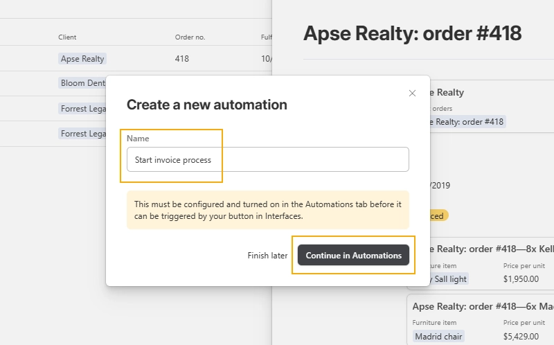 Airtable Automations