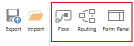 Flow, Routing and Form Panel