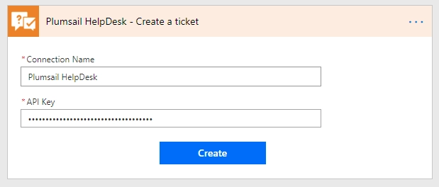 Create Connection Form