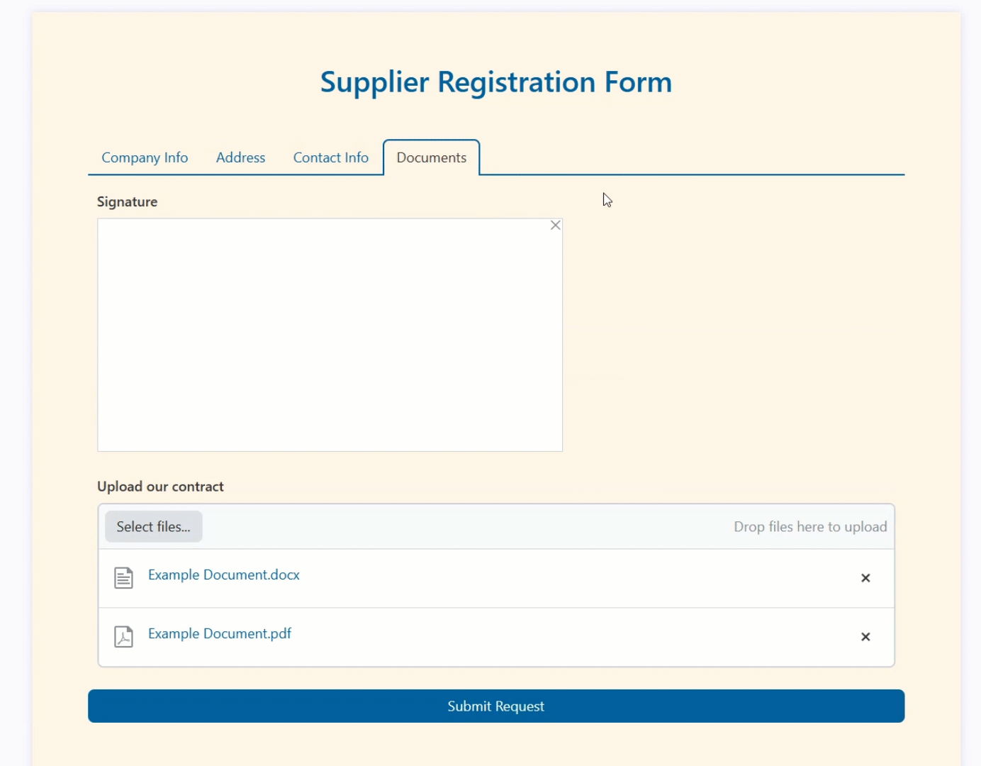 Use Ink Sketch to grab signatures
