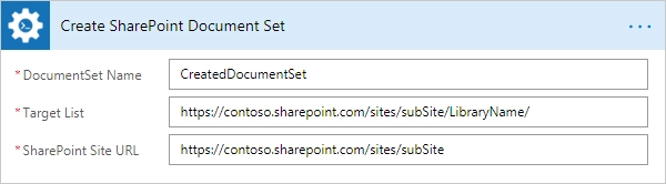 Create SharePoint Document Set Example