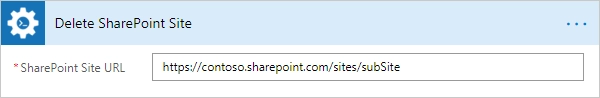 Delete SharePoint Site Example