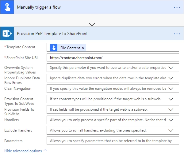 PnP Tenant Provision Example