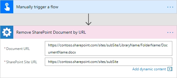 Remove SharePoint Document by URL Example