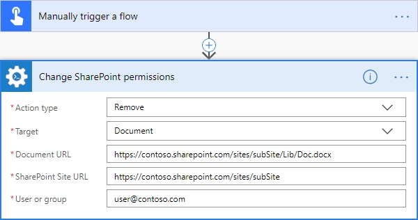 Remove Permissions from SharePoint Document Example