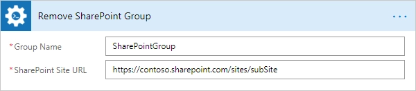 Remove SharePoint Group Example