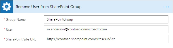 Remove User from SharePoint Group Example