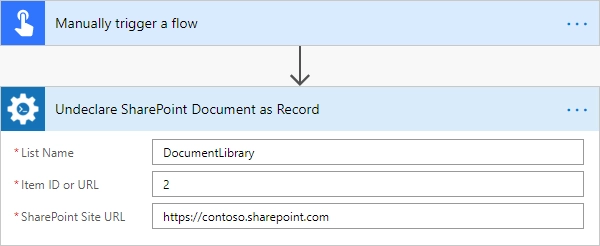 Undeclare SharePoint Document as Record