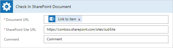Check In Document