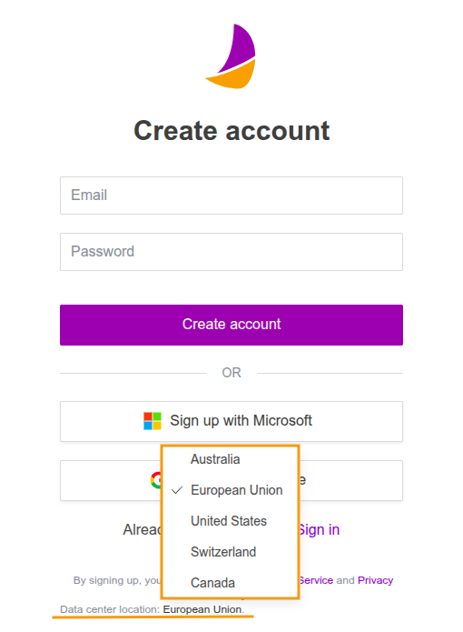 Data center location