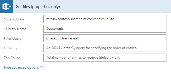 Get Files Properties