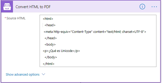 Convert HTML to PDF