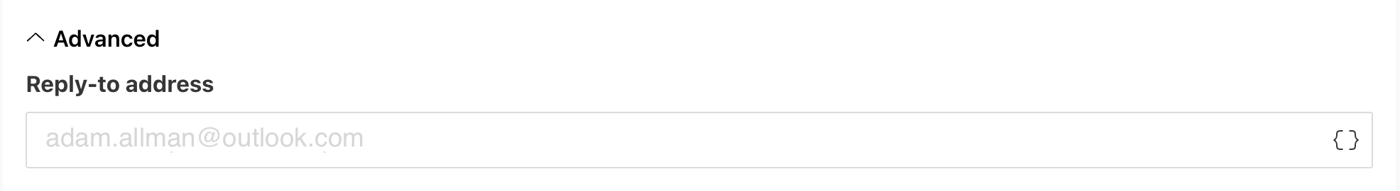 Advanced Outlook delivery settings