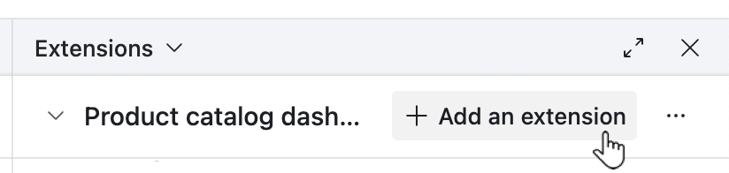 Airtable add extension button