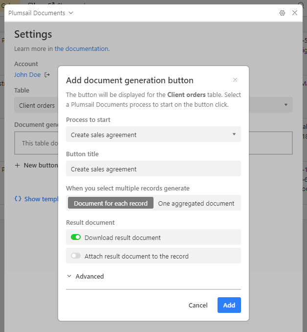 Airtable add extension