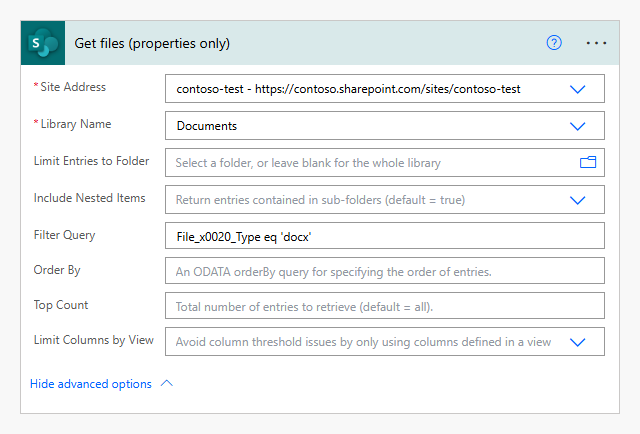 Batch convert DOCX to PDF - Get files