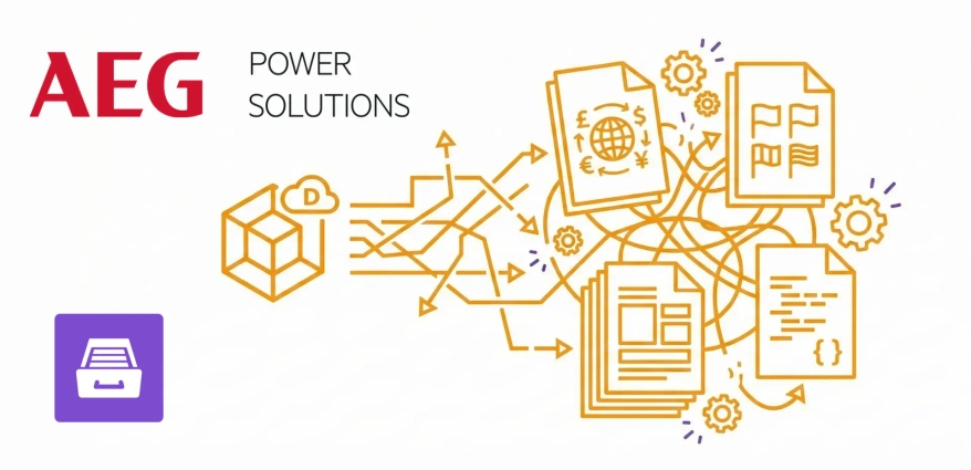 Multilingual field reporting from raw Dynamics data at AEG Power Solutions