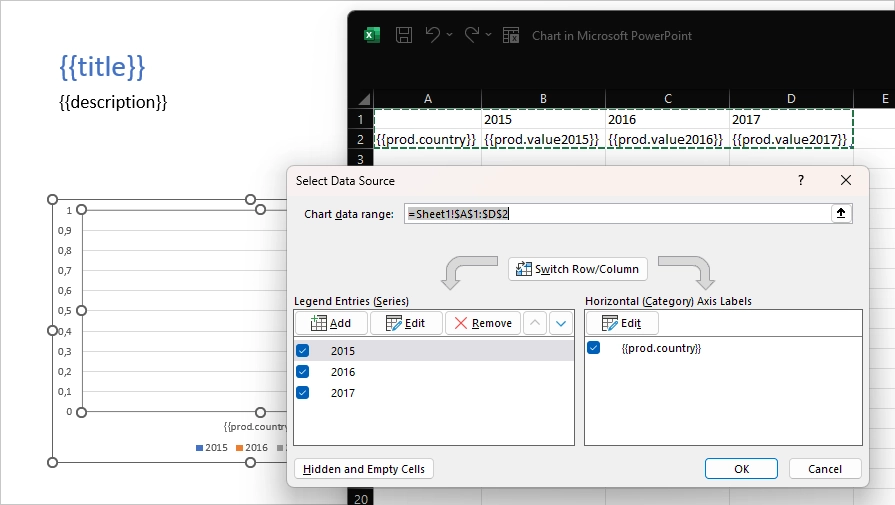 Clustered column settings