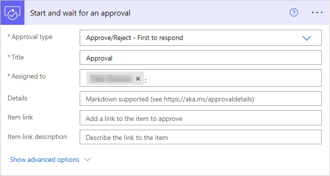 Start and wait for an approval