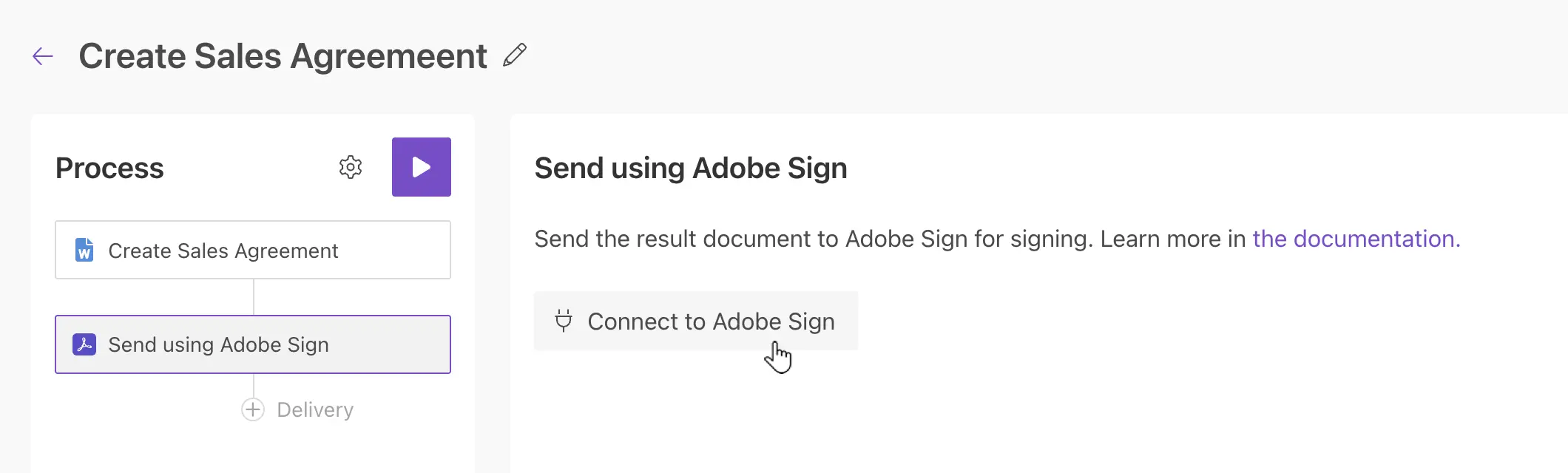 Connect to Adobe Sign from Plumsail account