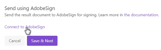 Connect to Adobe Sign from Plumsail account