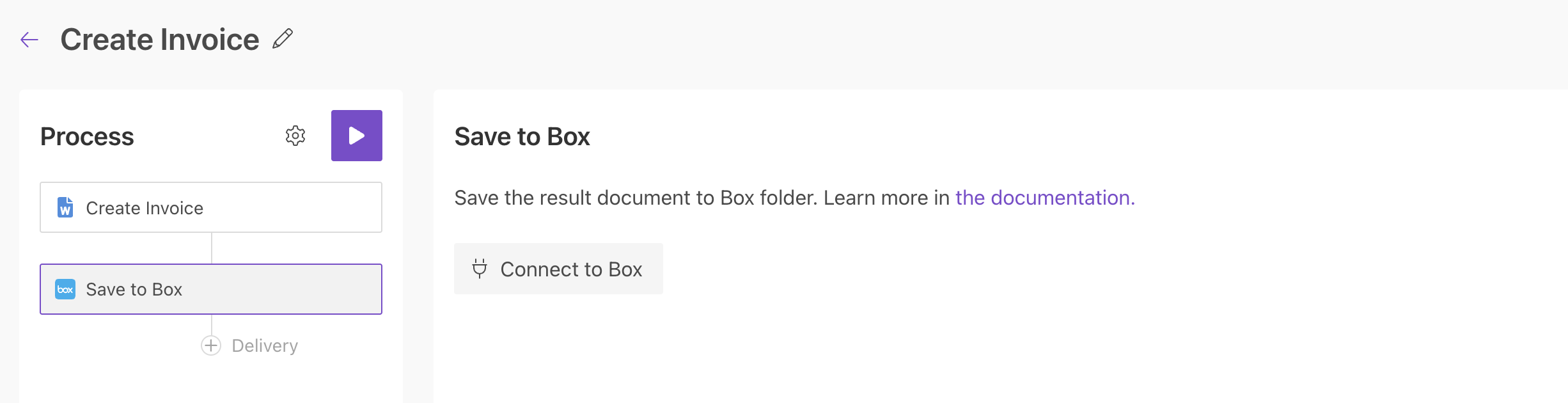 Connect to Box account
