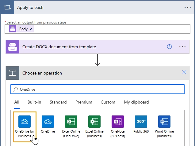 Connect to OneDrive