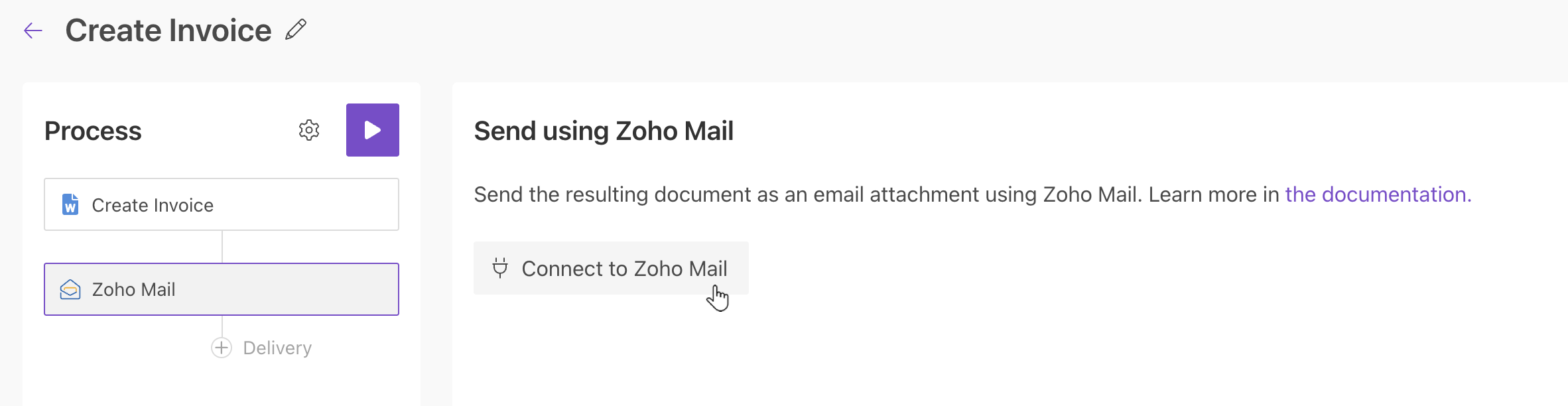 Connect to Zoho Mail