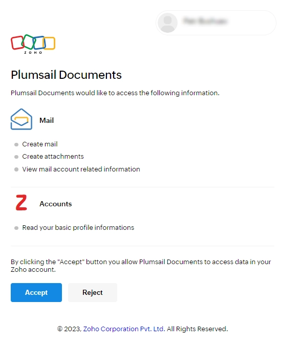 Connect to Zoho Mail