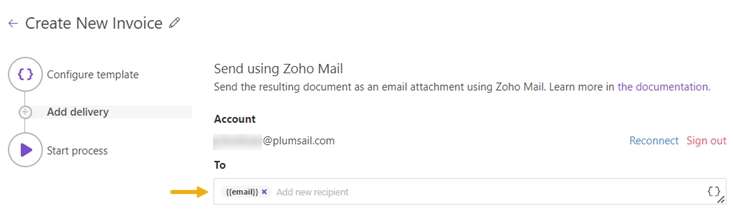 Email token