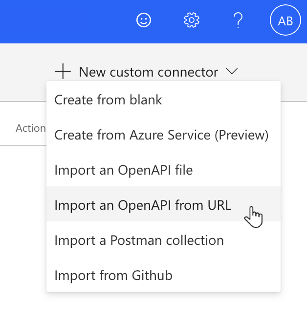 Connector from URL