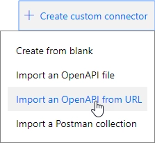Connector from URL