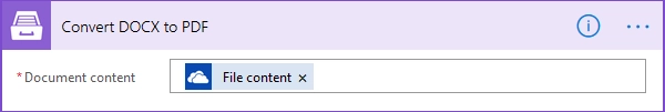 Convert DOCX document to PDF Example