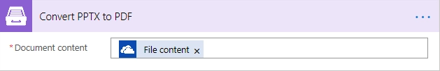 Convert PPTX document to PDF Example