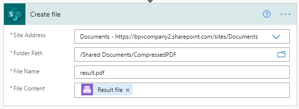 Create compressed PDF