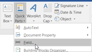 Select fields