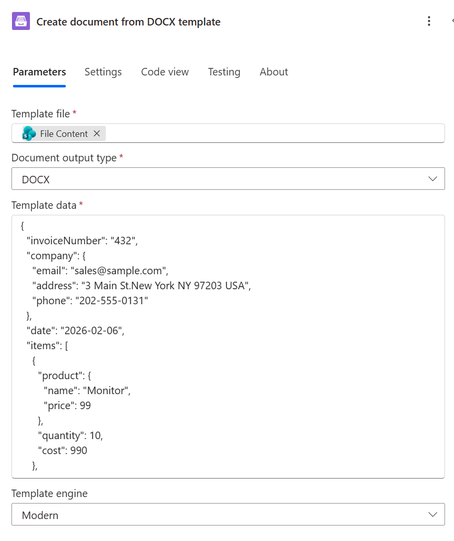 Plumsail Documents connector in Power Automate