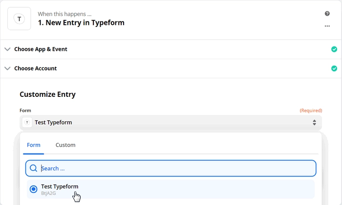 Typeform trigger