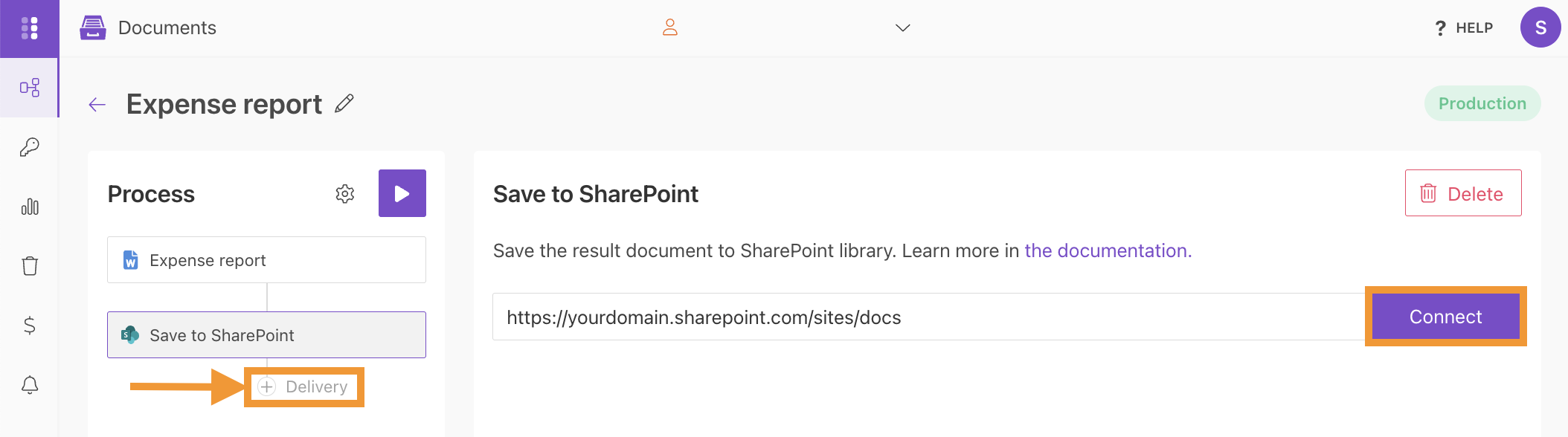 Set up SharePoint Delivery