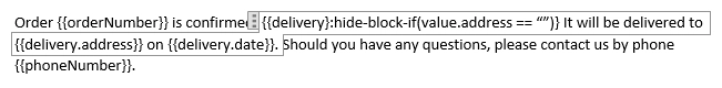 Hide bullet list result
