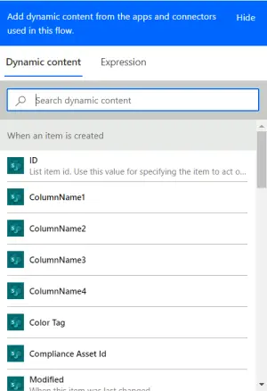 Dynamic content