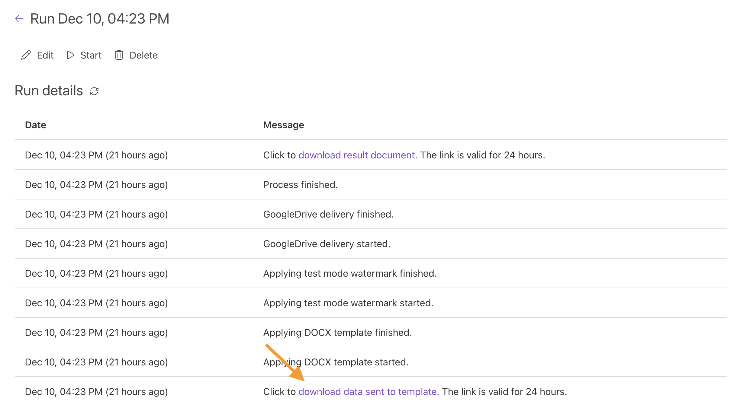 download the payload