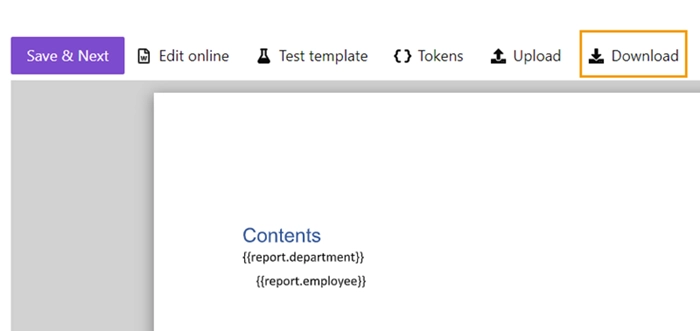 Download template