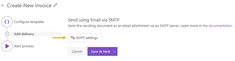 Send email delivery