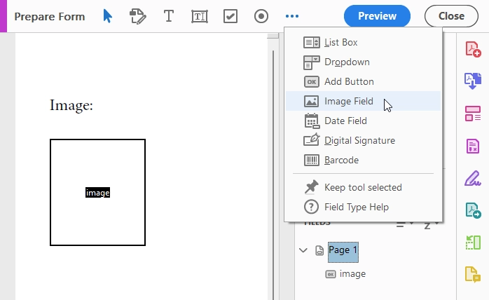 Add image field