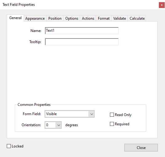 Acrobat Pro specify name