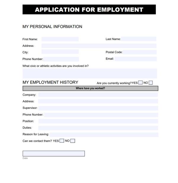 fill in pdf form template