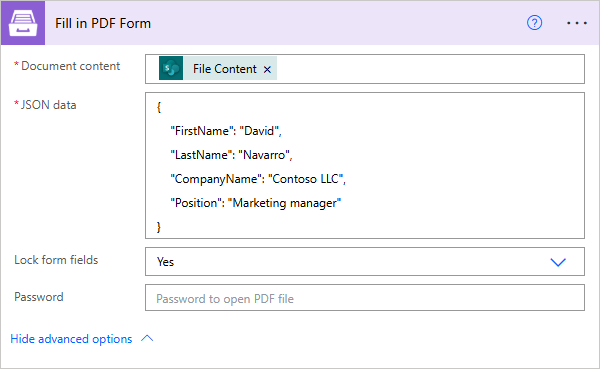 Fill in PDF Form Example