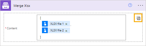 Merge XLSX array input